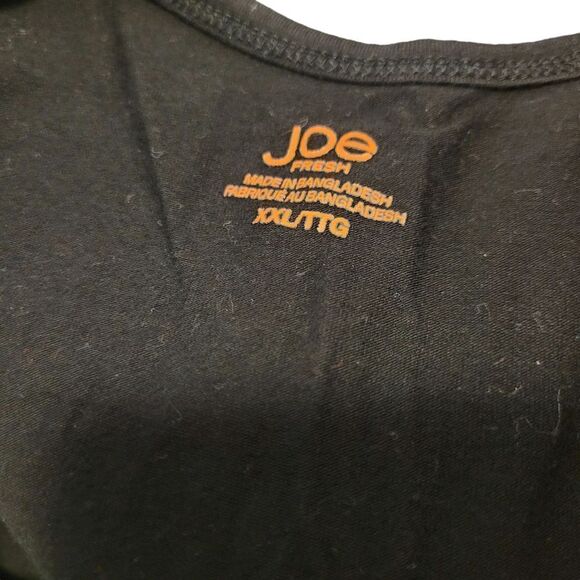 2/$20 Joe Fresh Plain Black Tank Top Size: XXL - Picture 5 of 5